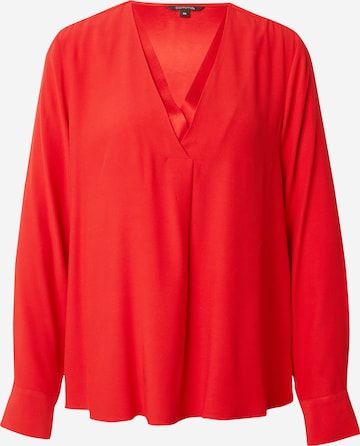 COMMA Blouse in Rood: voorkant