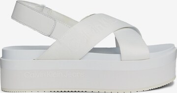 Calvin Klein Jeans Strap Sandals in White