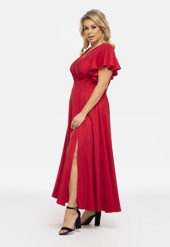 Karko Evening Dress 'Aksana' in Red