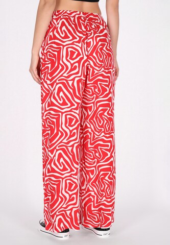 myMo ROCKS Wide leg Trousers in Red