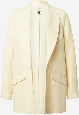 River Island Blazer in Yellow: front