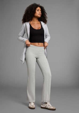 LAURA SCOTT Boot cut Workout Pants in Grey