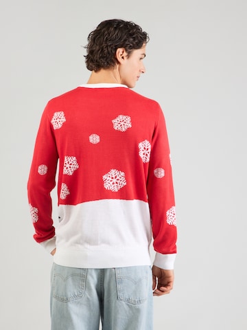 Lindbergh Sveter 'Xmas' - Červená