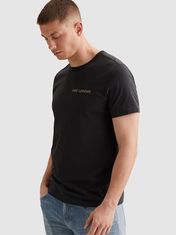 PME Legend Shirt 'PME LEGEND - T-shirt with off-placed artworks' in Grijs
