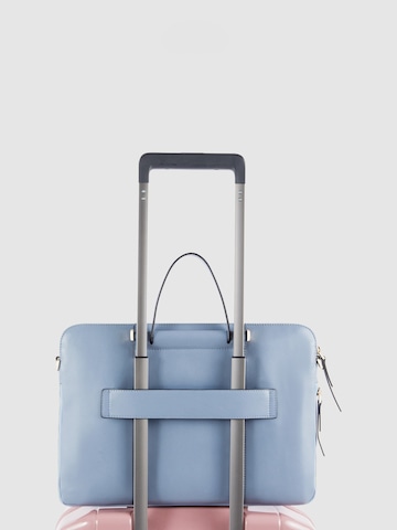 Sac d’ordinateur portable Piquadro en bleu