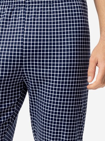 Mey Pyjamahose 'White Check'‌‌‌‌‌‌‌‌‌‌ in Blau