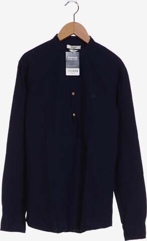 JACK & JONES Button Up Shirt in S in Blue: front