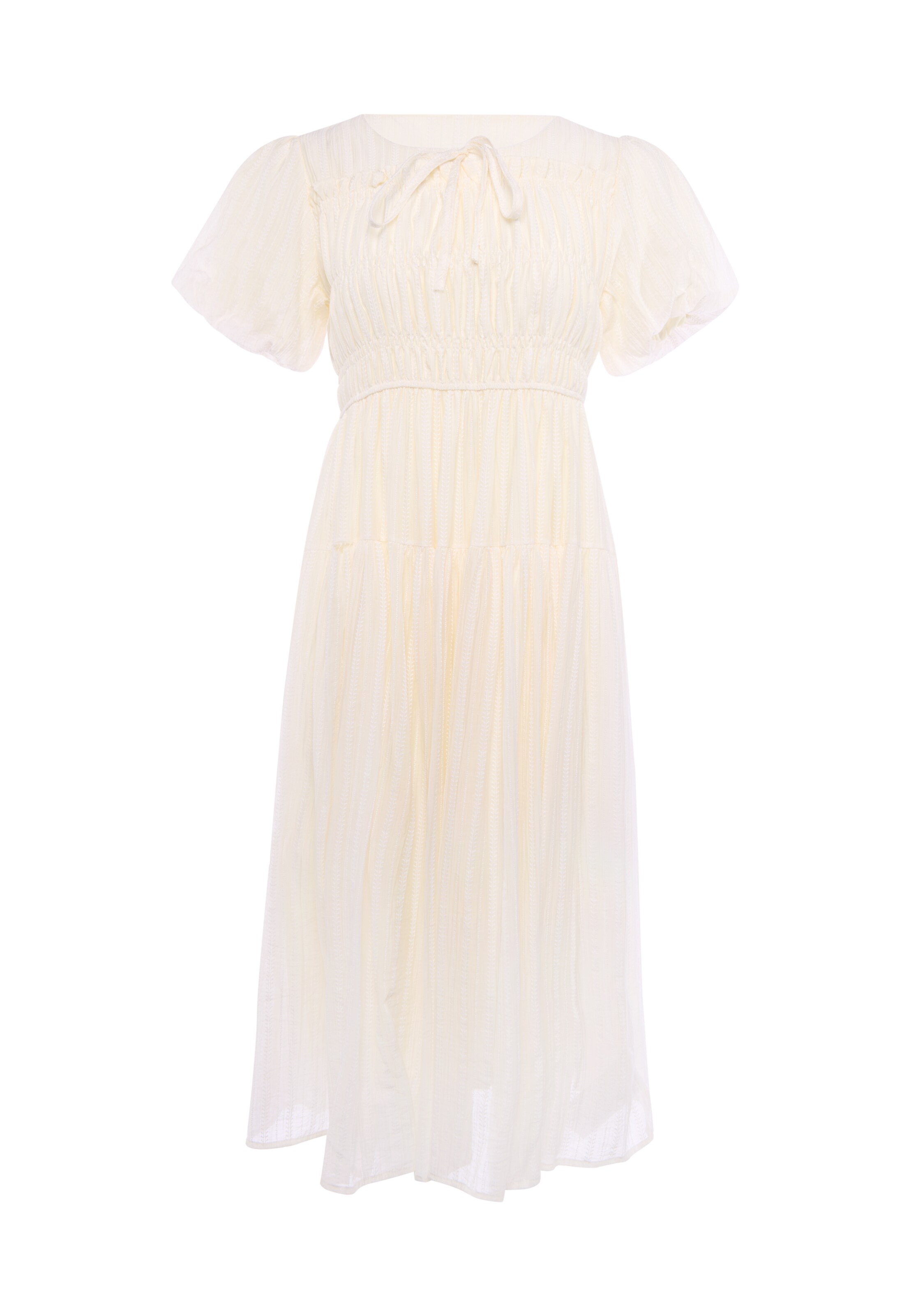 faina - Vestido en beige: frente