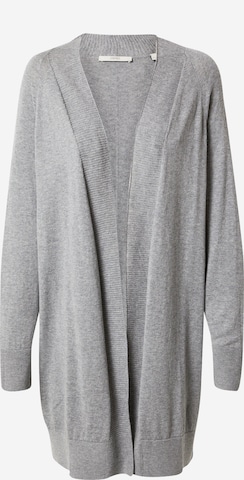 ESPRIT Knit Cardigan in Grey: front