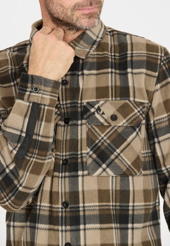 Whistler Regular Fit Fleecehemd 'Astrali' in Braun