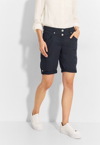 CECIL Regular Shorts in Blau: Vorderseite