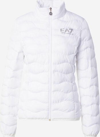 Veste d’hiver EA7 Emporio Armani en blanc : devant