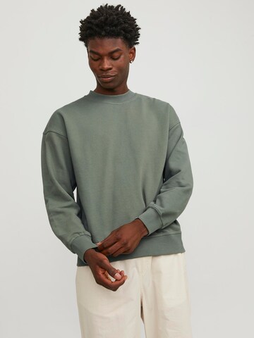 JACK & JONES Sweatshirt 'JCOCollective' in Groen: voorkant