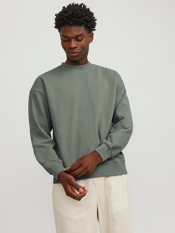 JACK & JONES Sweatshirt 'Collective' i grön: framsida