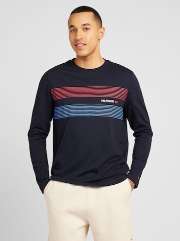 TOMMY HILFIGER Футболка '1985' в Синий: спереди