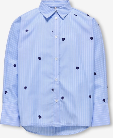 ONLY GIRLS Блузка 'KOGNEW LINAGRACE' в Синий: спереди