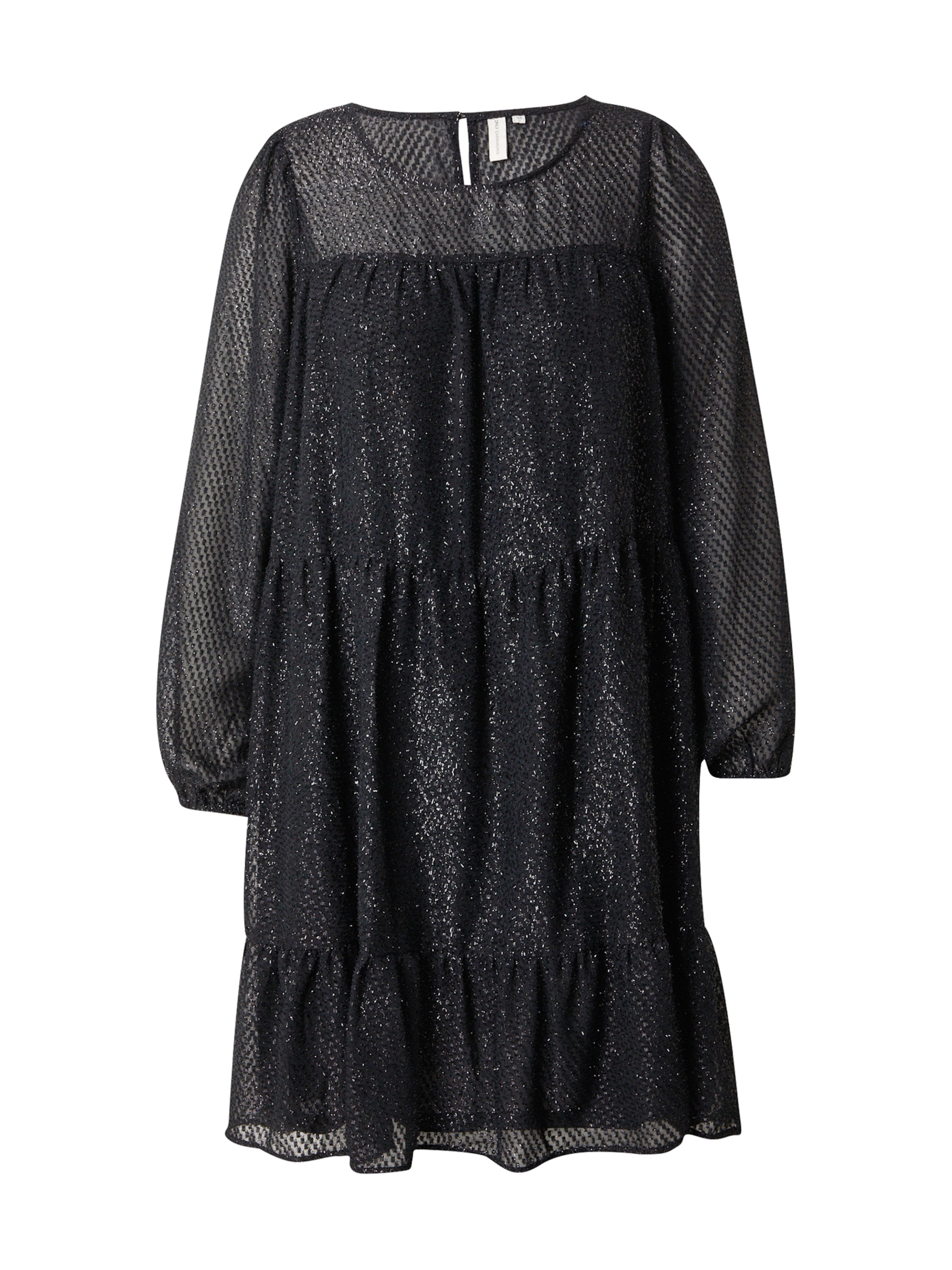 Rochie 'CARSILVANA' de la ONLY Carmakoma pe negru: față