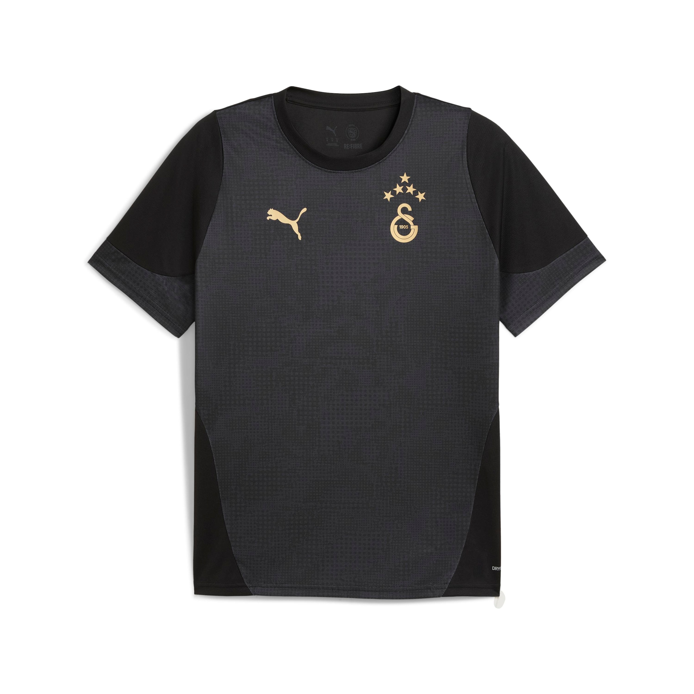 PUMA Performance Shirt in Yellow / Dark grey / Black, Item view