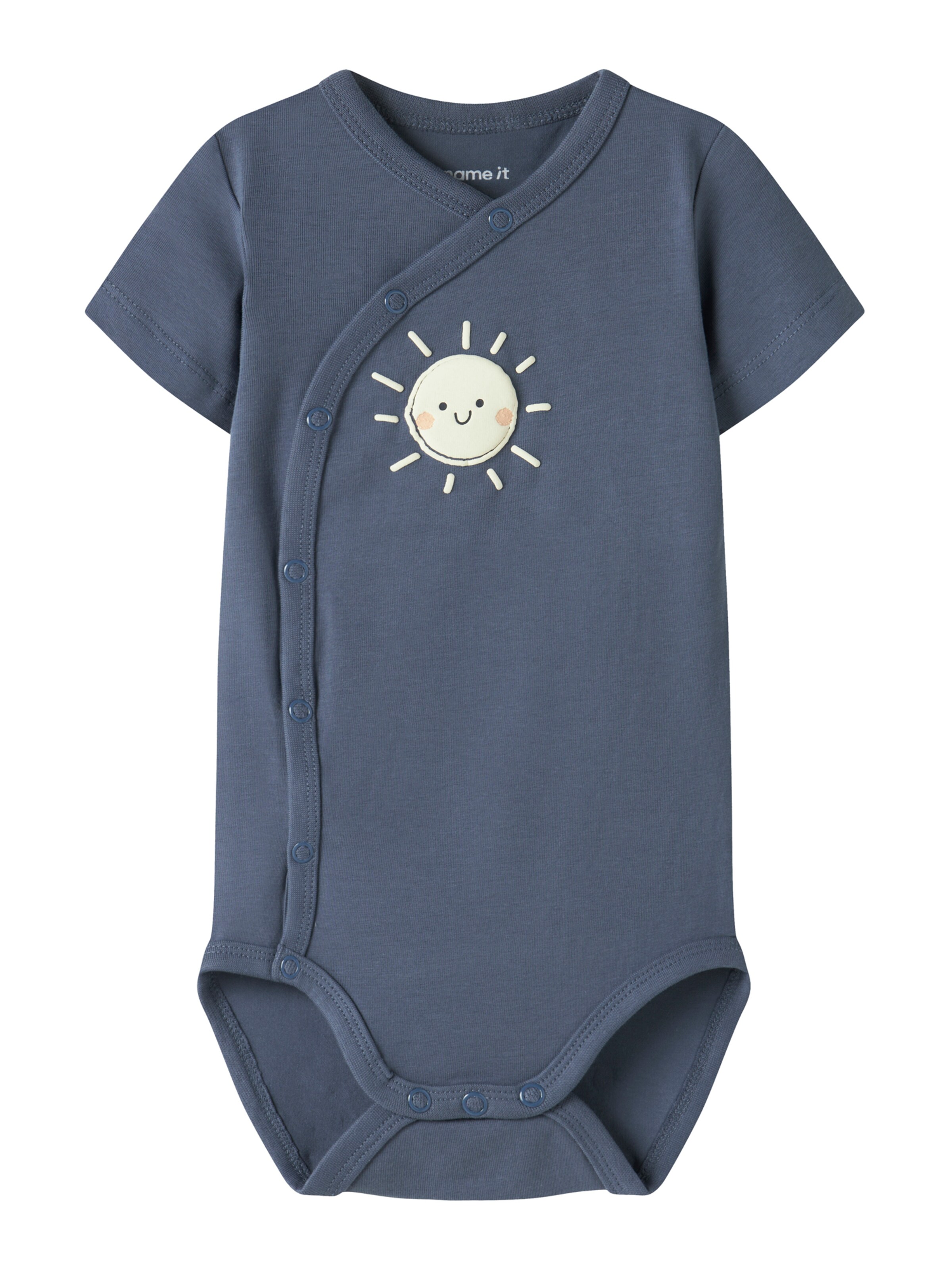 NAME IT Kezeslábas 'NBMVACION' - kék: elől