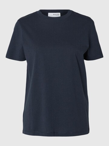 SELECTED FEMME Shirt 'SLFMy Essential' in Blue: front