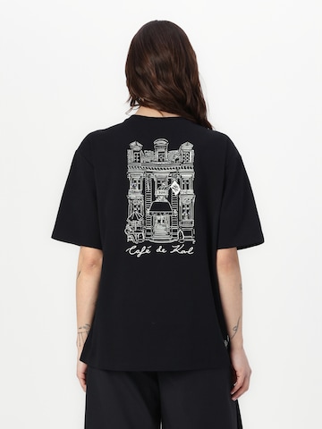 T-shirt 'Karl Lagerfeld x Jorge Parra' Karl Lagerfeld en noir : devant