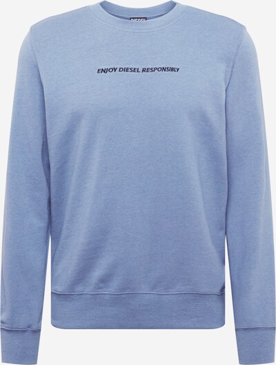 DIESEL Sweatshirt 'GIRK' in rauchblau / schwarz, Produktansicht