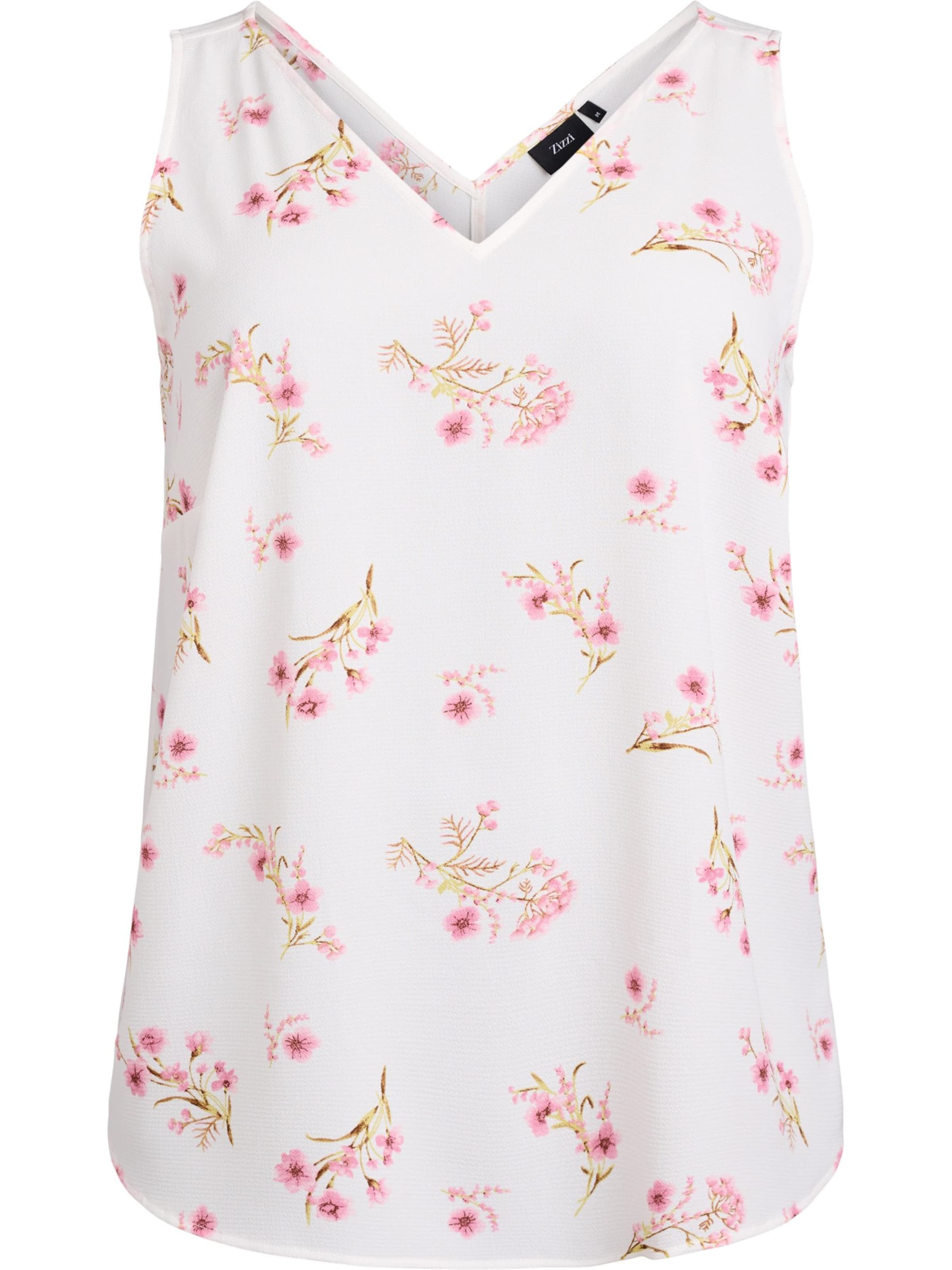 Zizzi Topp 'Caanni', värv valge: eest vaates