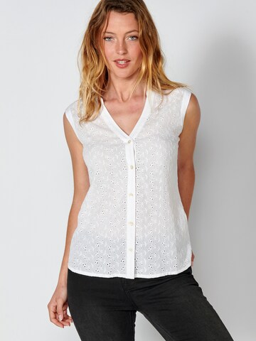 KOROSHI Blouse in White