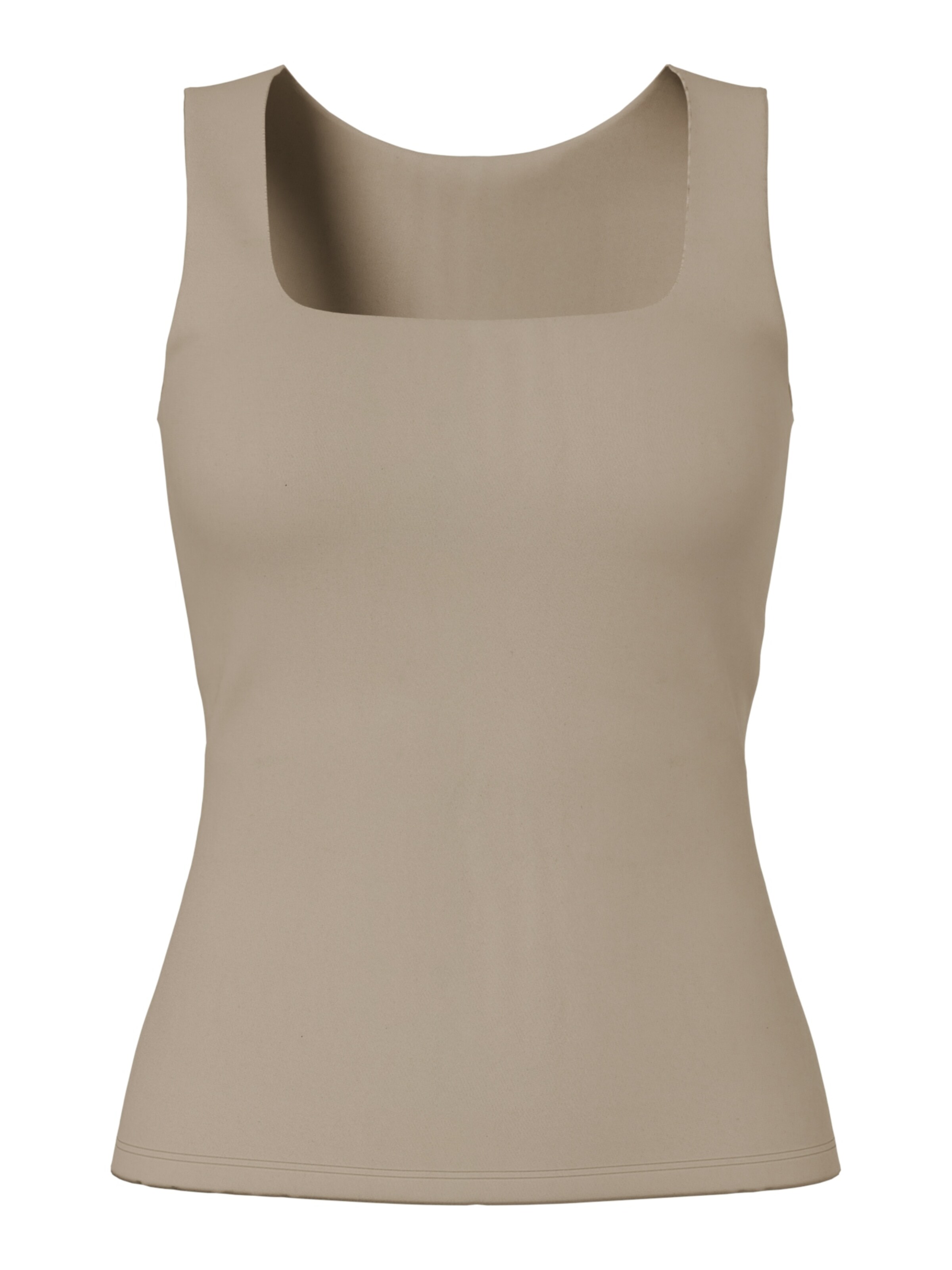 PIECES Топ 'PCLULA' в сиво: отпред