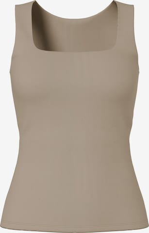 PIECES Топ 'PCLULA' в сиво: отпред