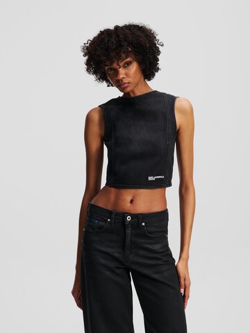 Haut KARL LAGERFELD JEANS en noir : devant