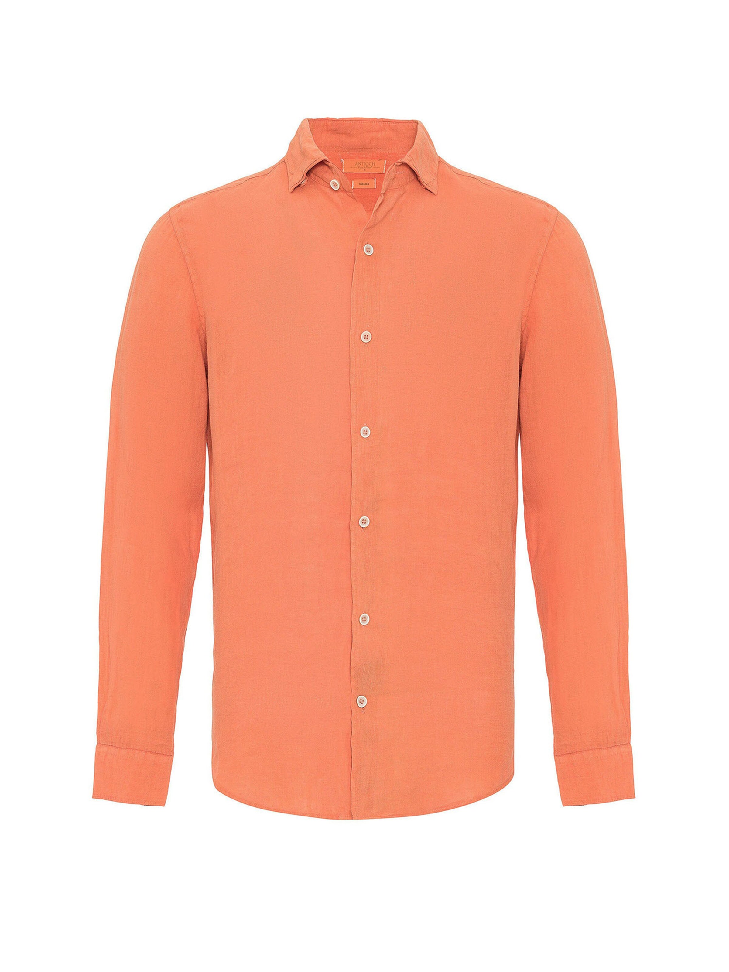 Antioch Regular fit Button Up Shirt in Pink: front