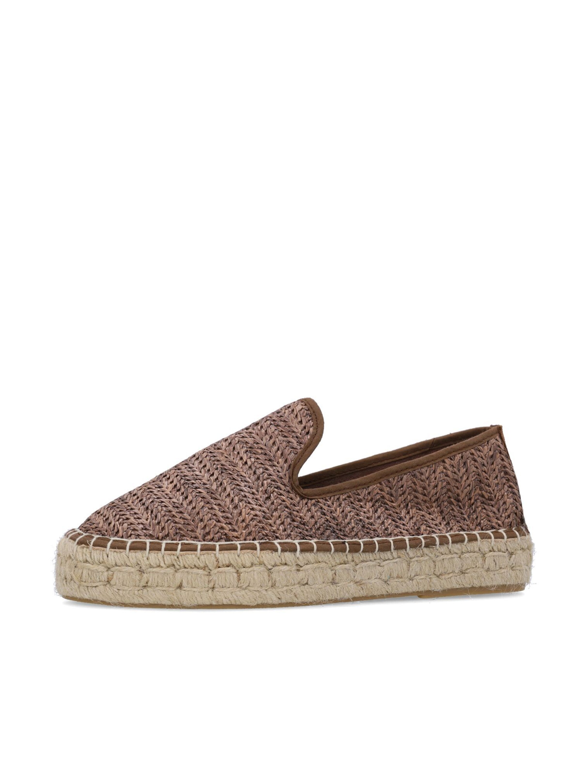 SACHA Espadrilles in Bruin: voorkant
