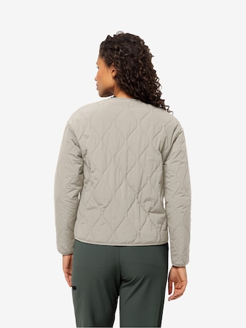 JACK WOLFSKIN Athletic Jacket in Grey