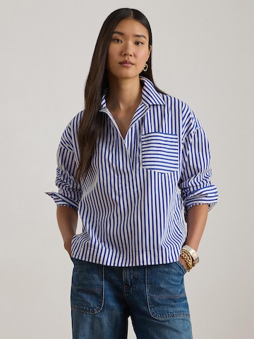 Chemisier Lauren Ralph Lauren en bleu : devant