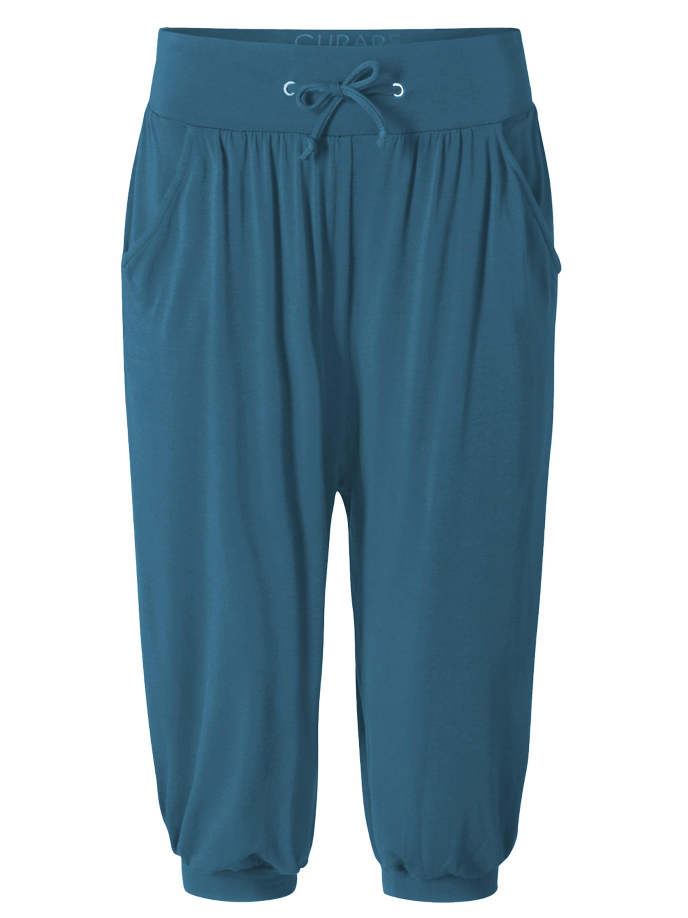 CURARE Yogawear Loose fit Workout Pants in Green: front