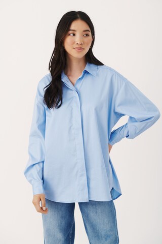 Part Two Bluse in Blau: predná strana