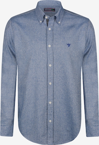 Chemise Felix Hardy en bleu : devant