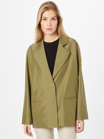 Karo Kauer Blazer in Grün: Vorderseite