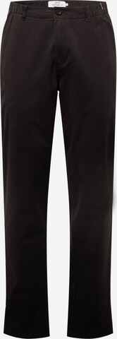DEDICATED. Normální Chino kalhoty – černá: přední strana