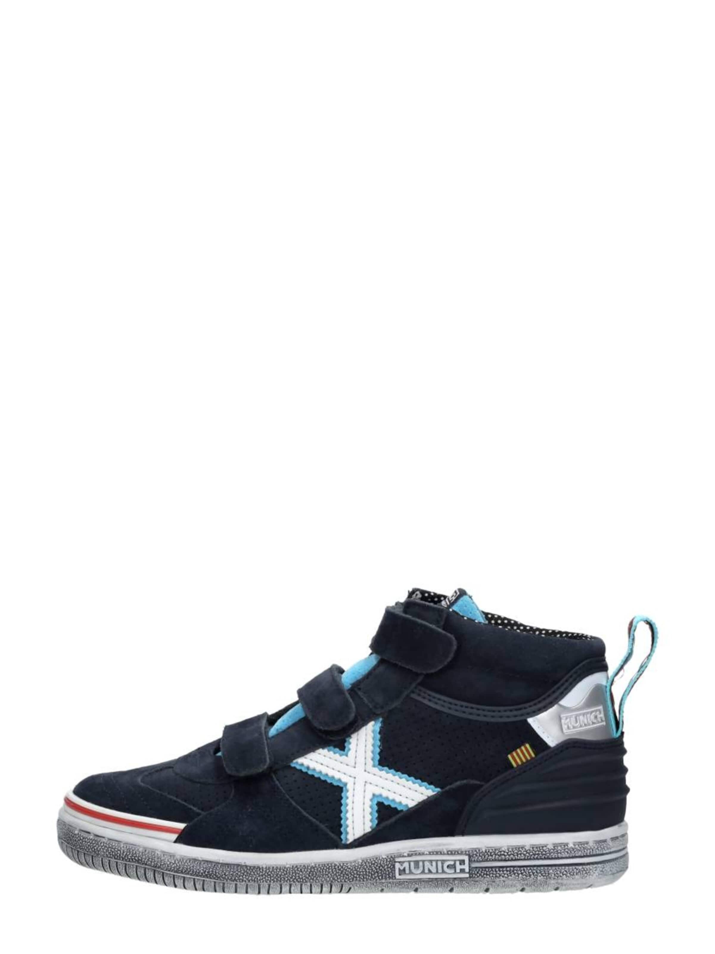 MUNICH Sneakers 'Klittenband Hoog' in Blue: front