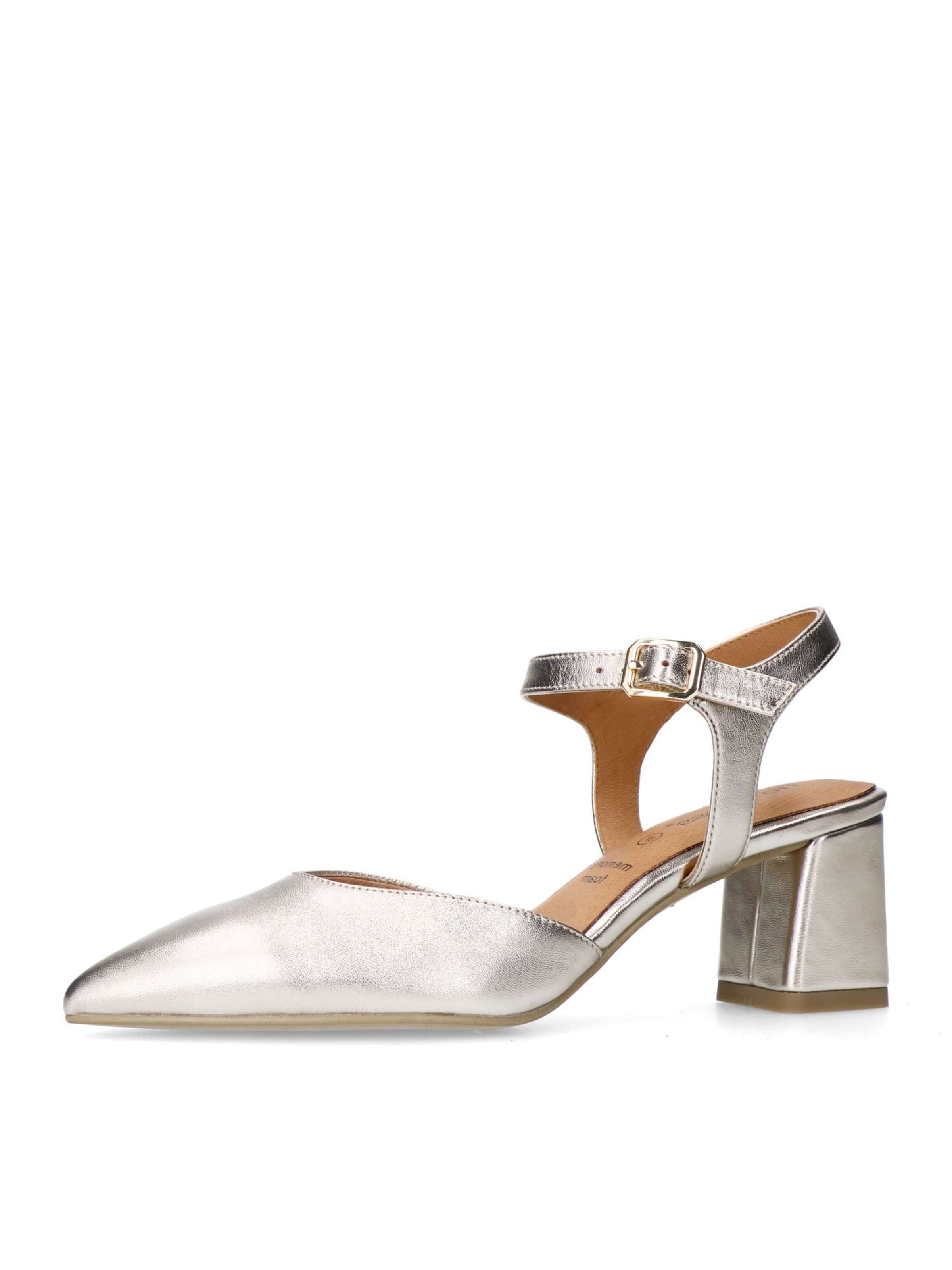 MANFIELD Slingpumps in gold, Produktansicht