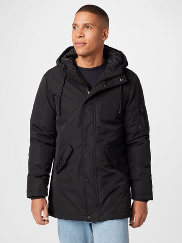 BLEND Between-season jacket in Black: front