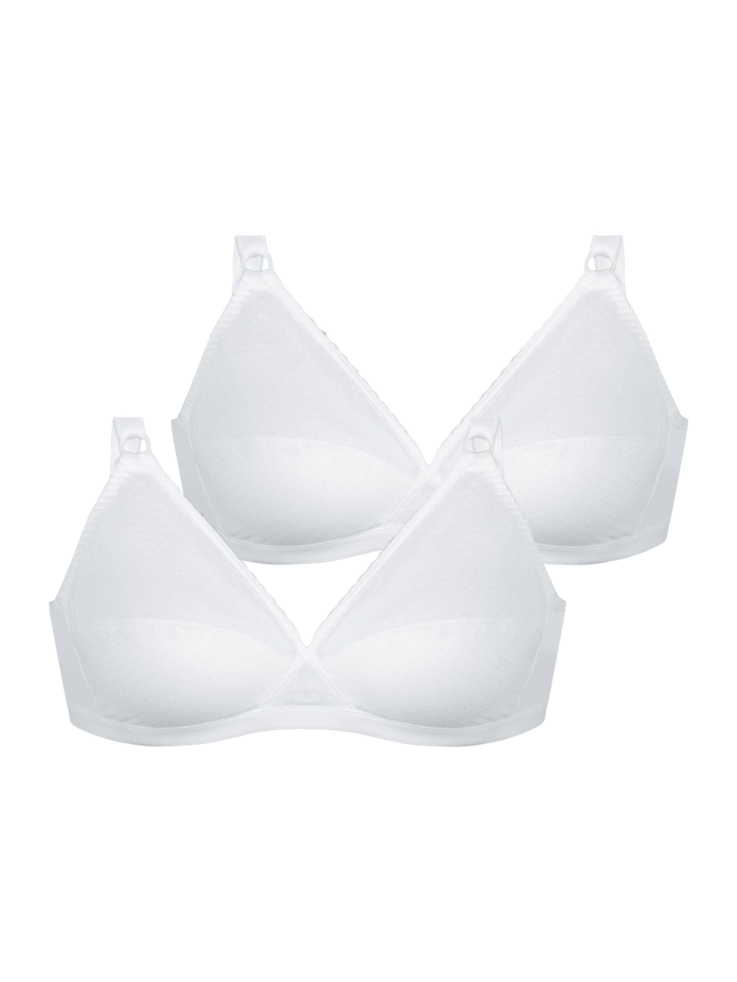 Nur Die T-shirt Bra in White: front