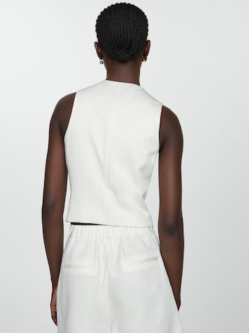 Gilet de costume 'Max' MANGO en blanc