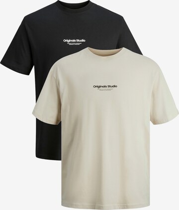 JACK & JONES Shirt 'Jorvesterbro' in Bruin: voorkant