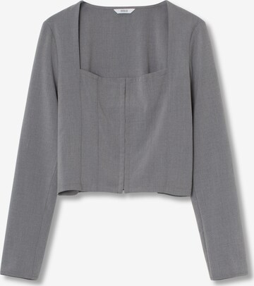 Envii Blouse 'Knot' in Grey: front