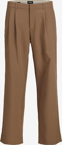 Pantalon Jack & Jones Junior en marron : devant