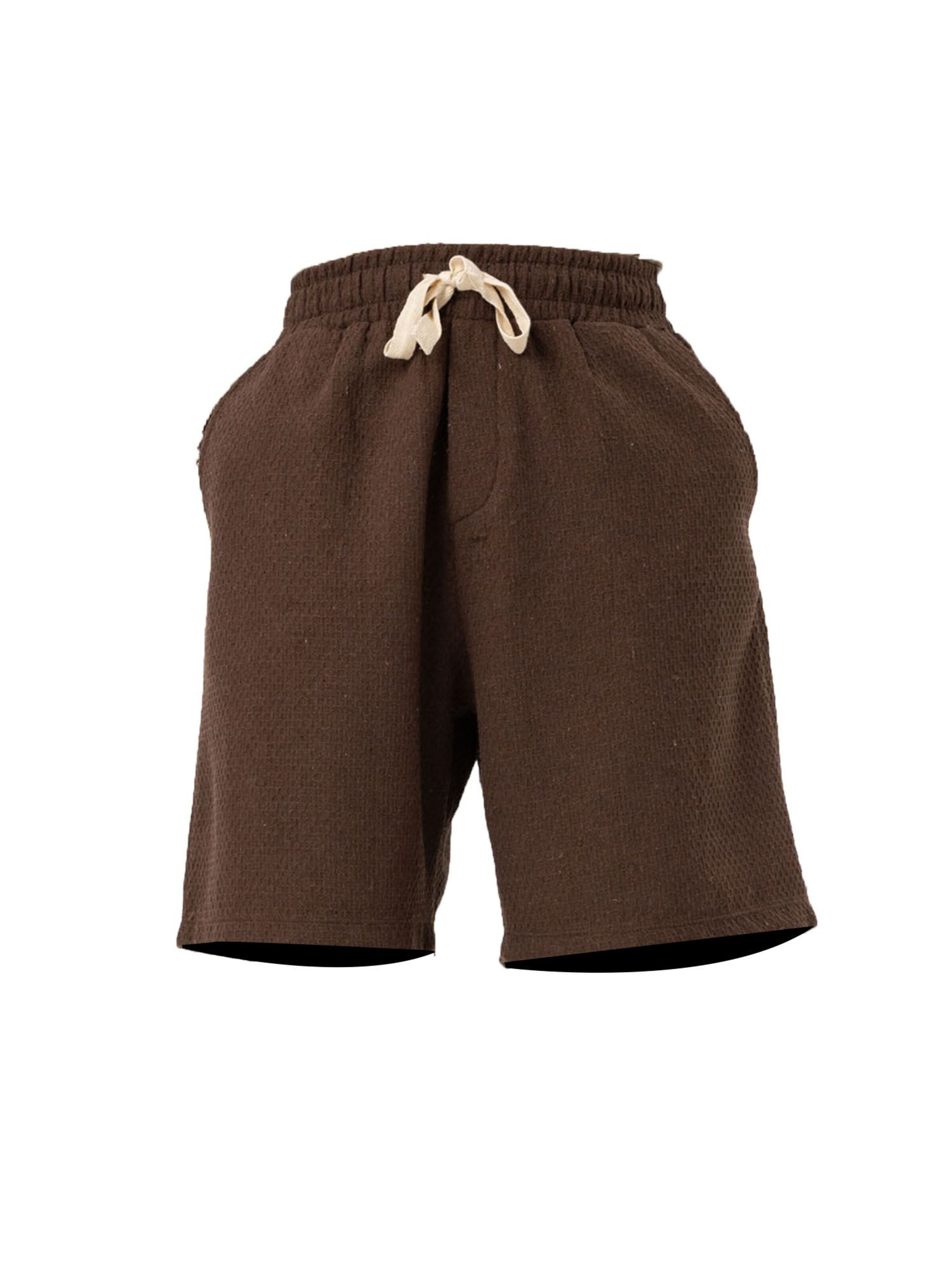 VAMOS CLO Püksid 'Limnophila', värv pruun: eest vaates