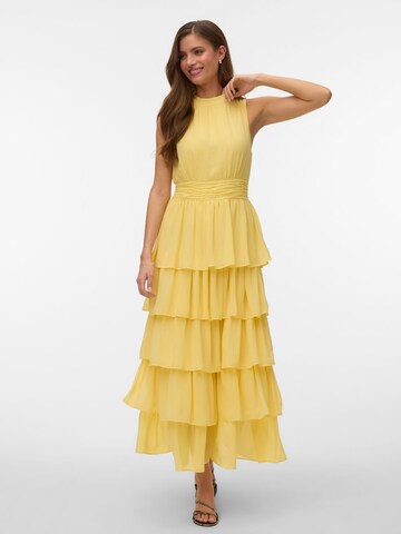 VERO MODA Jurk 'VMSERENA' in Geel